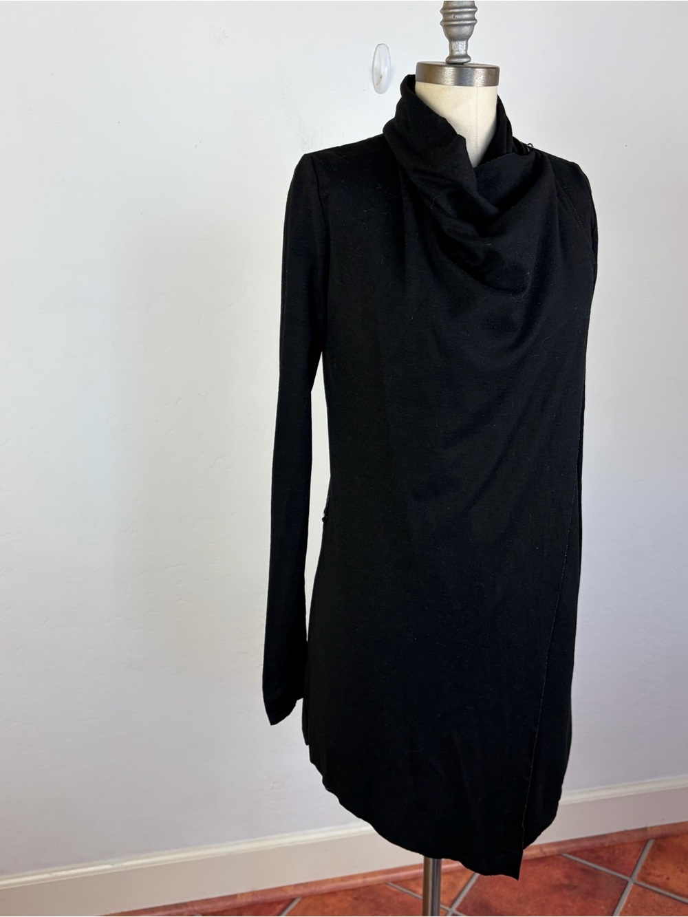 Helmut Lang Wool Drape Cardigan - Picture 2 of 7